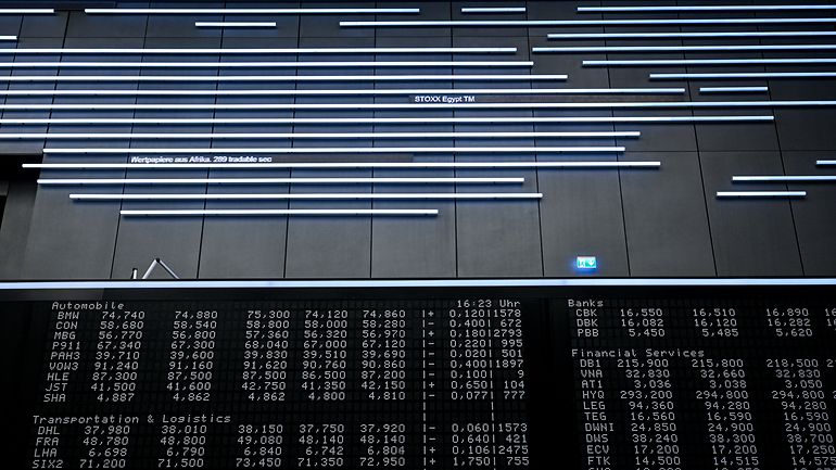 Stock sectors on screen